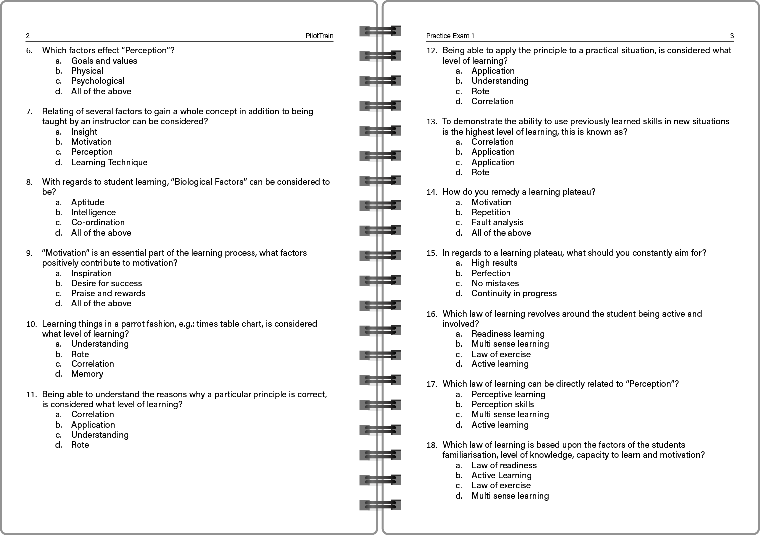 PIRC: 4 Practice Exams 3 Inside PTD 15 Artboard